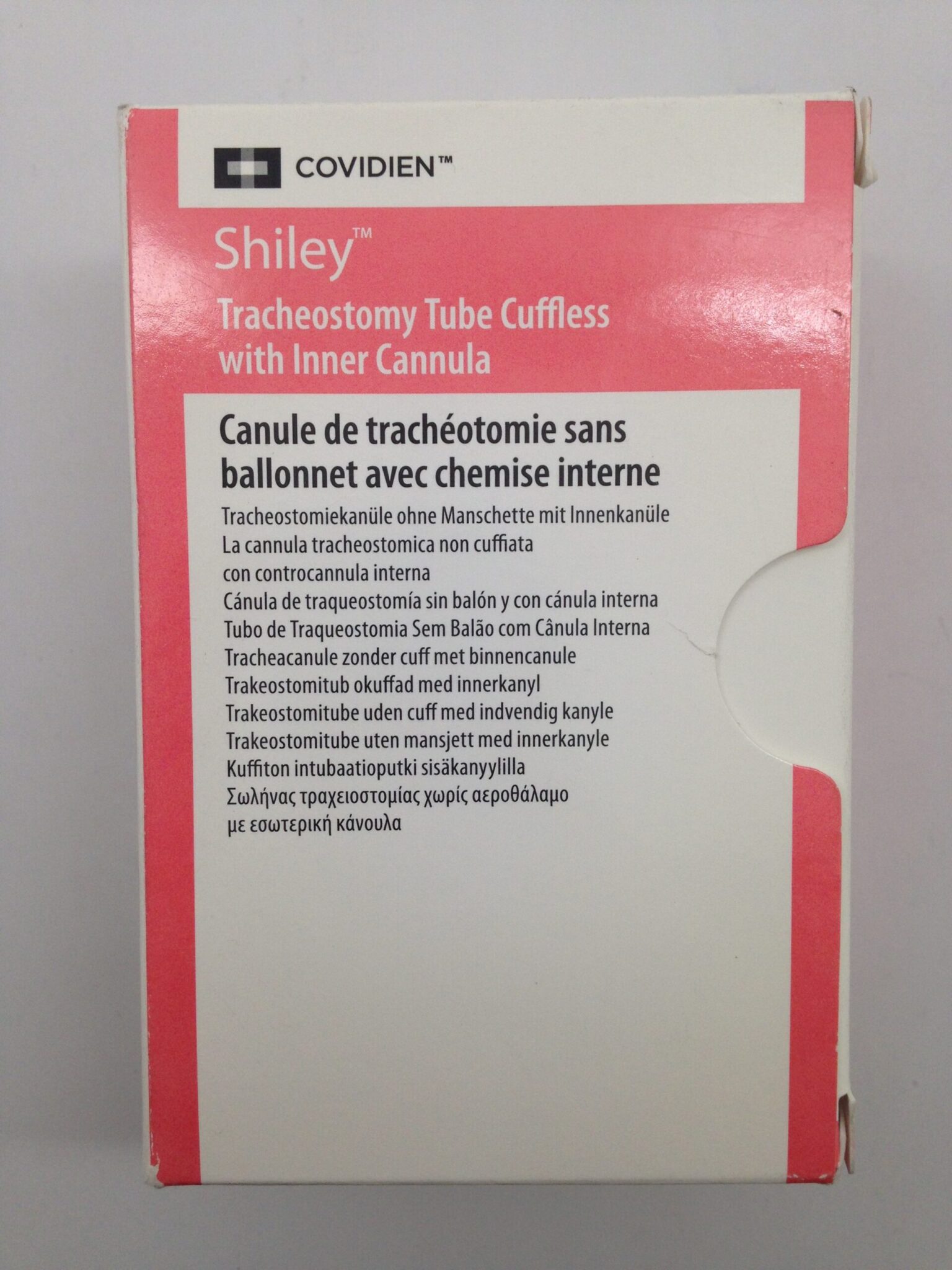 Shiley 6 COVIDIEN 6CFS Shiley Tracheostomy Tube Cuffless With Inner Cannula (X ...