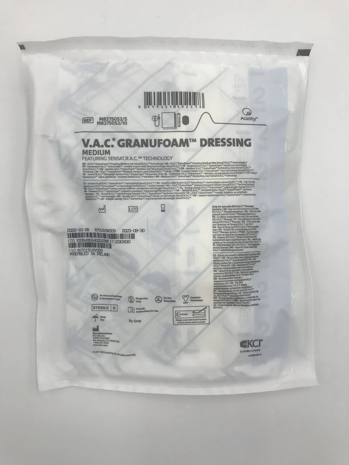 KCI M8275052 V.A.C. GranuFoam Dressing, Medium (X)