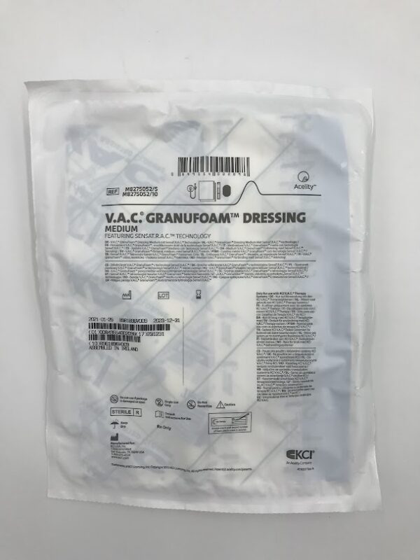 KCI M8275052 V.A.C. GranuFoam Dressing, Medium (X)