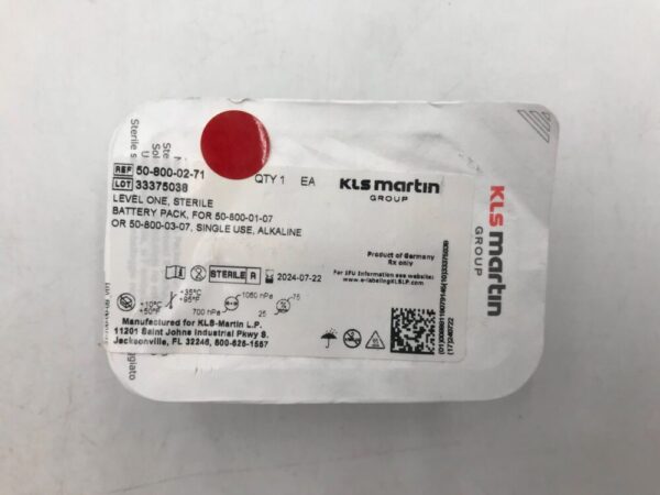 KLS MARTIN 50-800-02-71 BOS-Battery Pack, Sterile