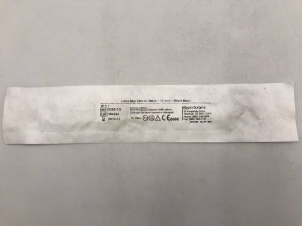 COOPER SURGICAL 3350-1G Lone Star Elastic Stays, 12mm, Blunt Hook (X)