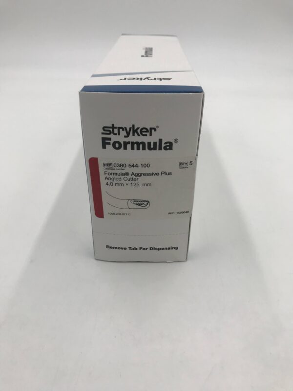 STRYKER 0380-544-100 Formula Arthroscopic Shaver Blade 4.0mm x 125mm (5/Box) (X)