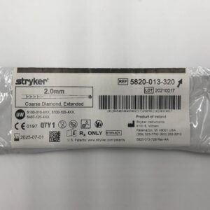 STRYKER 5820-013-320 Coarse Diamond Bur, Extended - GB TECH USA