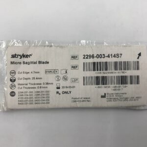 STRYKER 2296-003-414S7 Micro Sagittal Blade (X)