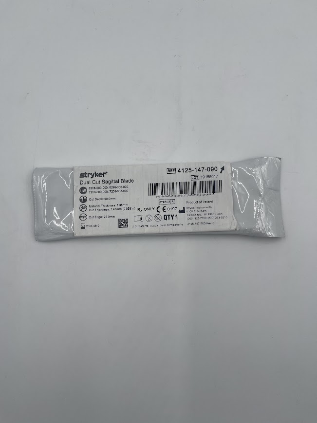 STRYKER 4125-147-090 Dual Cut Sagittal Blade (X)