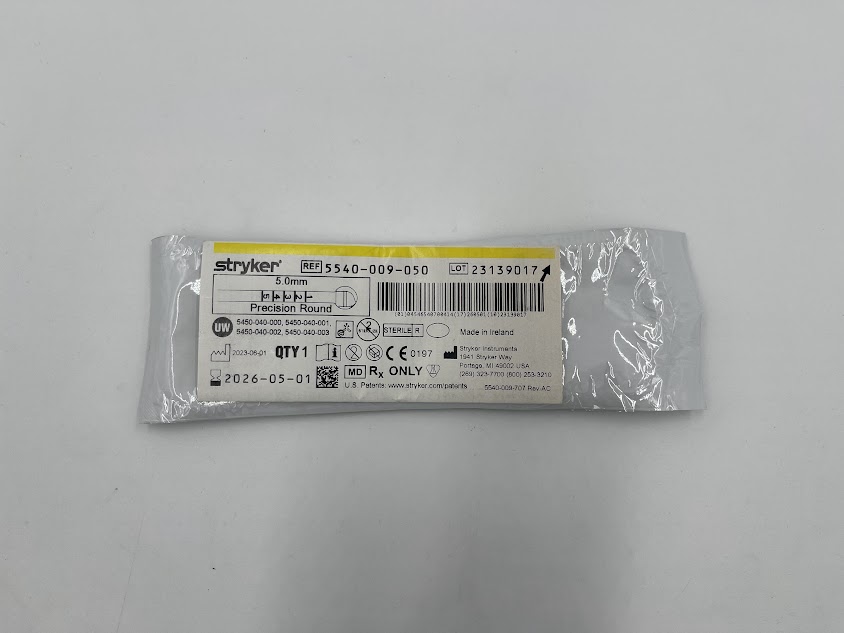 STRYKER 5540-009-050 5.0mm Round Bur (X)