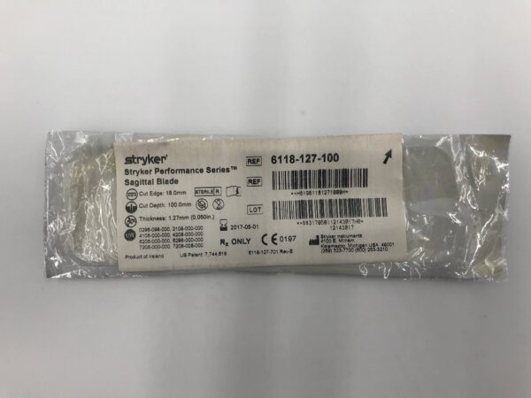 STRYKER 6118-127-100 Performance Series Sagittal Blade (X)
