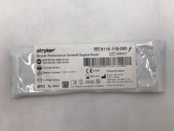 STRYKER 6118-119-090 Performance Series Sagittal Blade