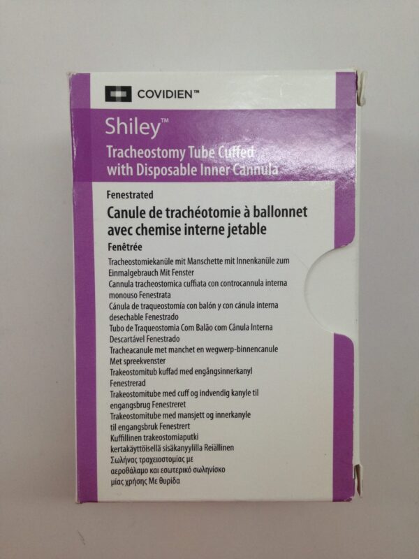 COVIDIEN 4DFEN Tracheostomy Tube Cuffed With Disposable Inner Cannula, 5.0mm I.D. (X)