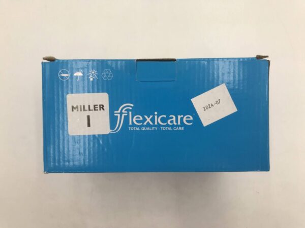 FLEXICARE 040-721U BriteBlade Pro Single-Use Fiber Optic Miller 1 (10/Box)