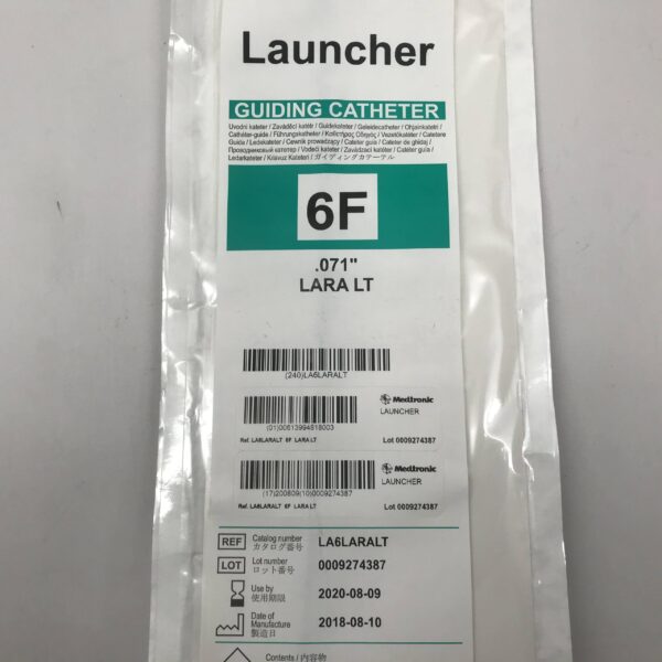 MEDTRONIC LA6LARALT Launcher Guiding Catheter LARA LT, 6F, .071", .082", 100cm (X)