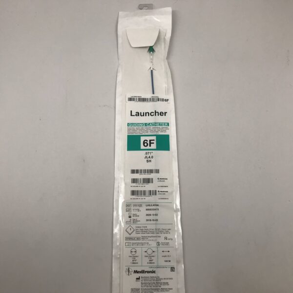 MEDTRONIC LA6JL40SH Launcher Guiding Catheter,JL4.0 SH 6F, .071", .82", 100cm (X)