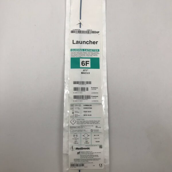MEDTRONIC LA6MAC35 Launcher Guiding Catheter, 6F, .071", .082", 100cm (X)