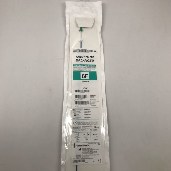 MEDTRONIC SB6EBU50 Sherpa NX Balanced Guiding Catheter, 6F, .070", .082", 100cm (X)