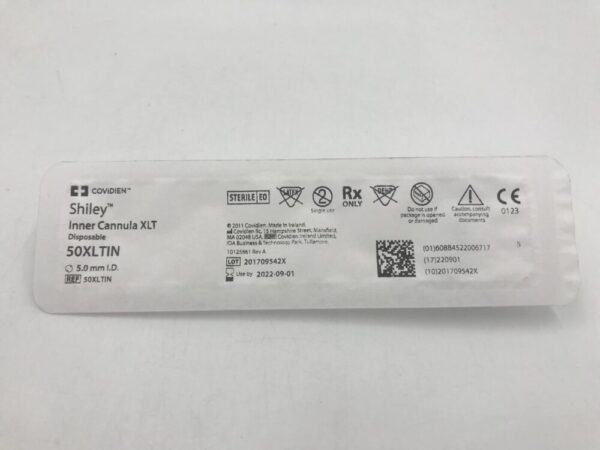 COVIDIEN 50XLTIN Shiley Inner Cannula XLT, Disposable, 5.0mm I.D. (X)