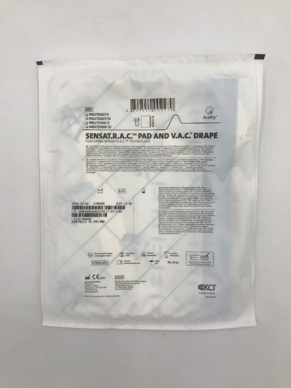 KCI M8275067 SensaT.R.A.C. Pad And V.A.C. Drape (X)
