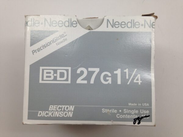 BD 305136 PrecisionGlide Needle, 27G, 1 1/4 (88/Box)