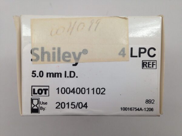COVIDIEN 4LPC TYCO Shiley Low Pressure Cuffed Tracheostomy Tube, 5.0mm I.D., 9.4mm O.D., 65mm (X)