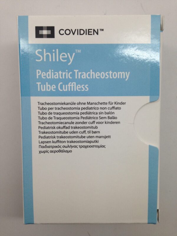 COVIDIEN 3.0 PED Shiley Pediatric Tracheostomy Tube Cuffless, 3.0mm I.D., 4.5mm O.D.