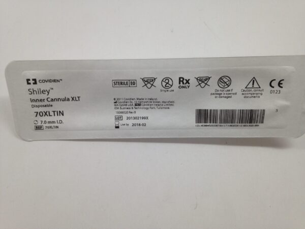 COVIDIEN 70XLTIN Shiley Inner Cannula XLT Disposable, 7.0mm I.D. (X)