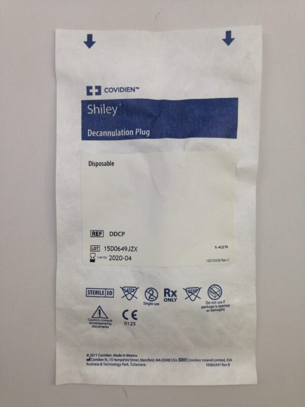 COVIDIEN DDCP Shiley Disposable Decannulation Plug (X)