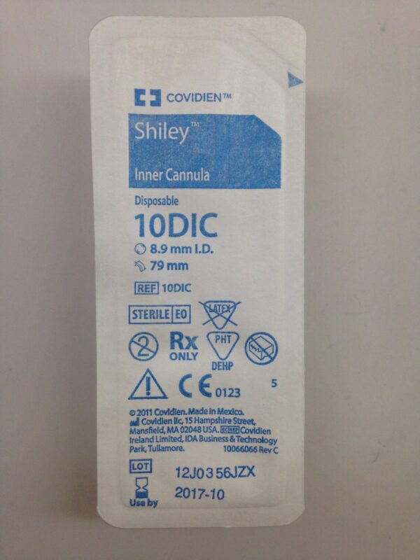 COVIDIEN 10DIC Shiley Inner Cannula, Disposable, 8.9mm I.D., 79mm (X)