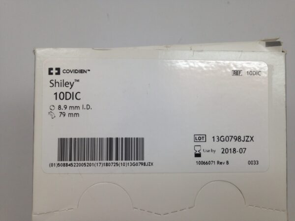 COVIDIEN 10DIC Shiley Inner Cannula, Disposable, 8.9mm I.D., 79mm (10/Box) (X)