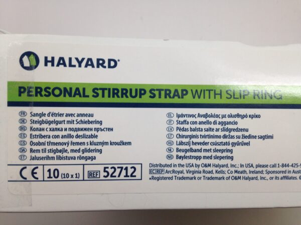HALYARD 52712 Personal Stirrup Strap With Slip Ring (10/Box)