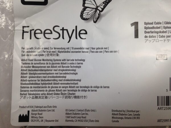 ABBOTT 98754-01 FreeStyle, Upload Cable