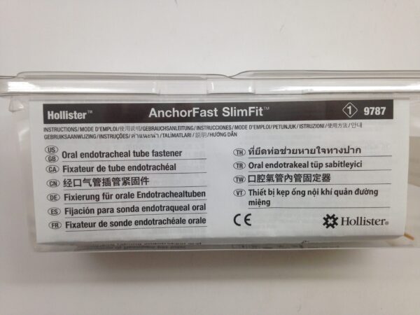 HOLLISTER 9787 AnchorFast SlimFit Oral Endotracheal Tube Fastener (12/Box)