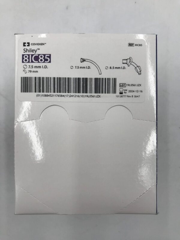 COVIDIEN 8IC85 Shiley Disposable Inner Cannula, 7.5mm I.D., 8.5mm I.D., 79mm (10/Box)