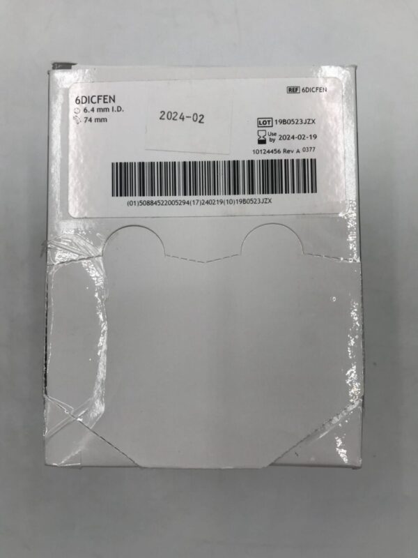 COVIDIEN 6DICFEN Shiley Inner Cannula, Fenestrated, Disposable, 6.4mm I.D., 74mm (10/Box)