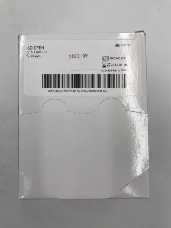 COVIDIEN 6DICFEN Shiley Inner Cannula, Fenestrated, Disposable, 6.4mm I.D., 74mm (10/Box) (X)