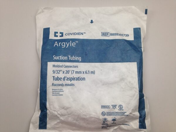 COVIDIEN 8888301739 Argyle Suction Tubing, Molded Connectors, 9/32" x 20"