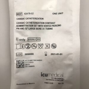 ICU MEDICAL 42478-02 Cardiac Catheterization Contrast