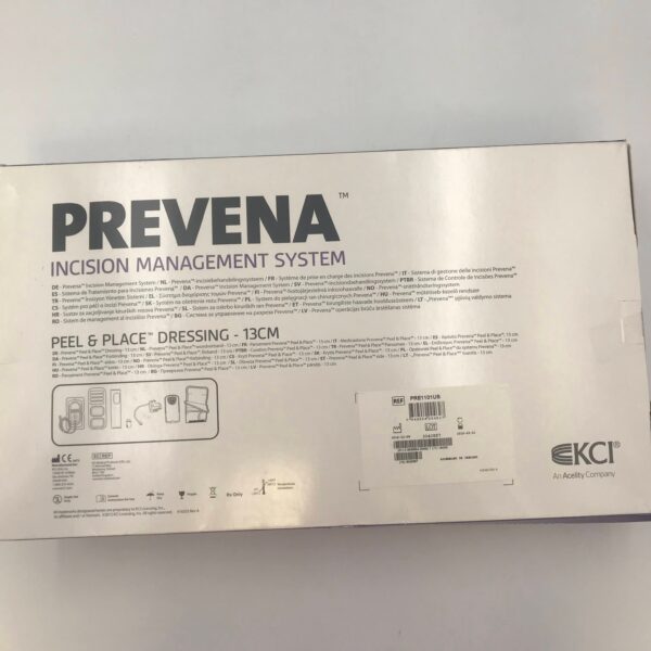 KCI PRE1101US Prevena Incision Management System, Peel & Place Dressing - 13cm (X)