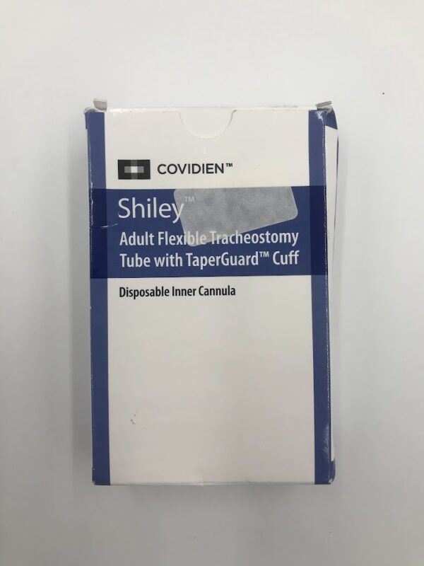 COVIDIEN 10CN10H Shiley Adult Flexible Tracheostomy Tube With TaperGuard Cuff, Disposable Inner Cannula, 10.0mmI.D., 13.8mmO.D., 28.6mm (X)