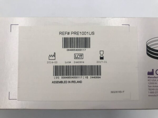 KCI PRE1001US Prevena Incision Management System, Peel & Place Dressing (X)