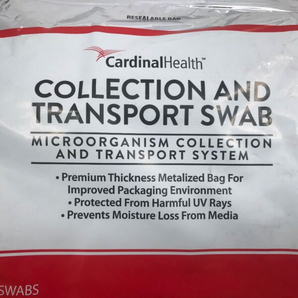 CARDINAL HEALTH C8552-11S Collection And Transport Swab, Microorganism Collection And Transport System (50/Bag) (X)