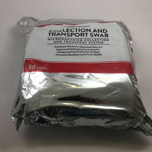 CARDINAL HEALTH C8552-11S Collection And Transport Swab, Microorganism Collection And Transport System (50/Bag) (X)