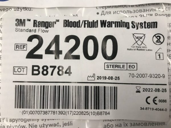 3M 24200 Ranger Blood/Fluid Warming System, Standard Flow (X)