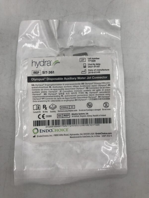 ENDOCHOICE SIT-361 Hydra Olympus Disposable Auxiliary Water Jet Connector (X)