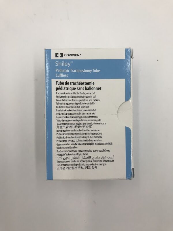 COVIDIEN 4.0PEF Shiley Pediatric Tracheostomy Tube Cuffless, 4.0mm I.D., 6.0mm O.D., 41mm