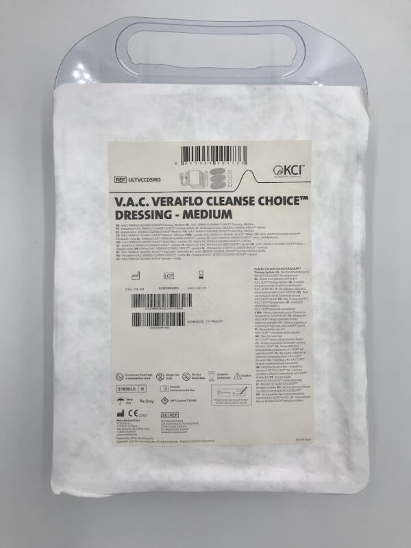 KCI ULTVCC05MD V.A.C. Veraflo Cleanse Choice Dressing - Medium (X)