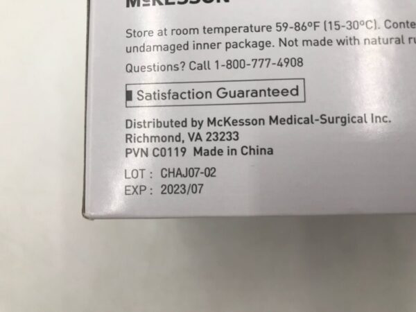 MCKESSON 58-204 Alcohol Prep Pads, Sterile, Saturated With 70% v/v Isopropyl Alcohol, 1.2" x 2.6" (200/Box) (X)