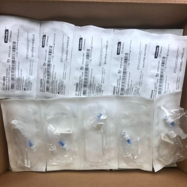 SMITHS MEDICAL SM5008 Microbore T Swivel MLL W/Smartsite APV=0.2mL (100/Cs)(X)