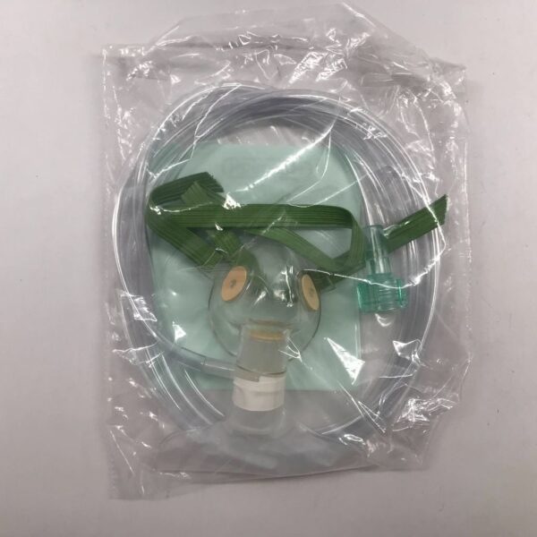 UNOMEDICAL 3266-E High Concentration Non-Rebreather Oxygen Mask, Infant W/7" Oxygen Tubing And Fits-All Oxygen Connector (X)