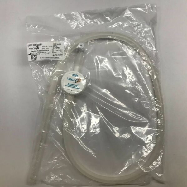 BOEHRINGER LABORATORIES 5240B Visigi 3D Standard Hole Pattern/Sleeve, Size 40 French With Bulb (X)
