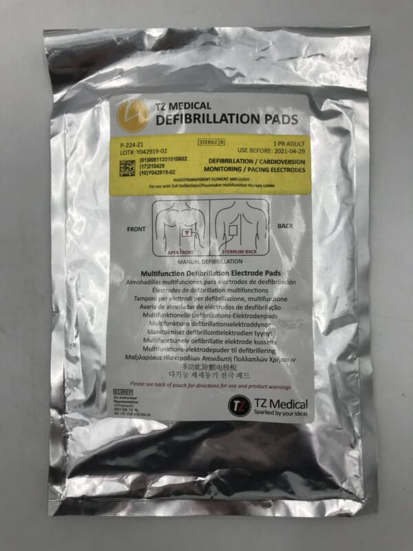 TZ MEDICAL P-224-Z1 Multifunction Defibrillation Electrode Pads (X)