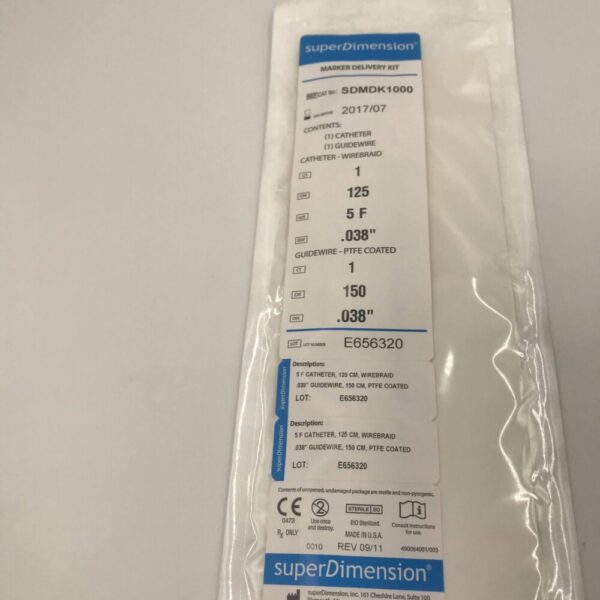 SUPERDIMENSION SDMDK1000 SuperDimension Marker Delivery Kit, Catheter 125cm, Guidewire 150cm, 5Fr (X)